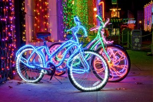 bike with lights
