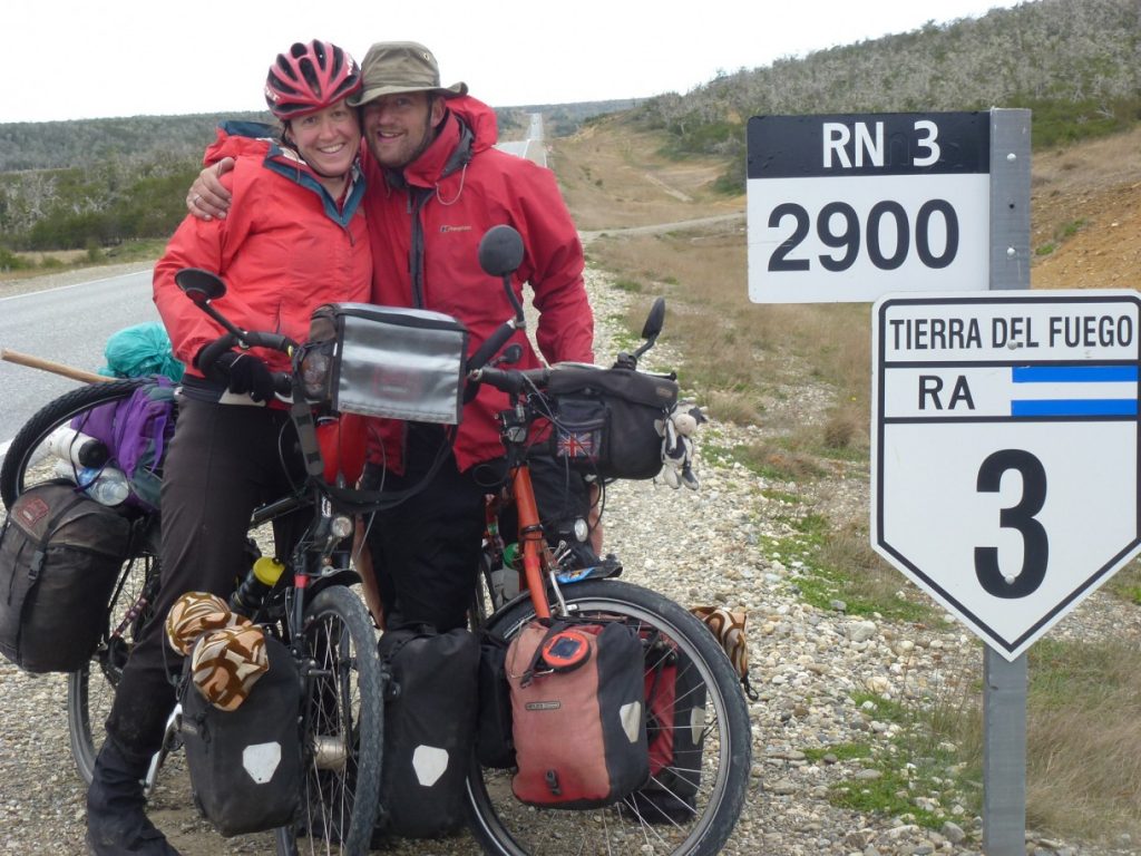 cycling with wife around the world on bike travel