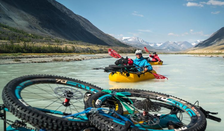 flashes of the altai rafting bike packing mtb