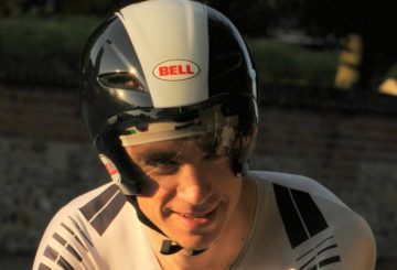 Jonathan Weatherley road biker aero helmet